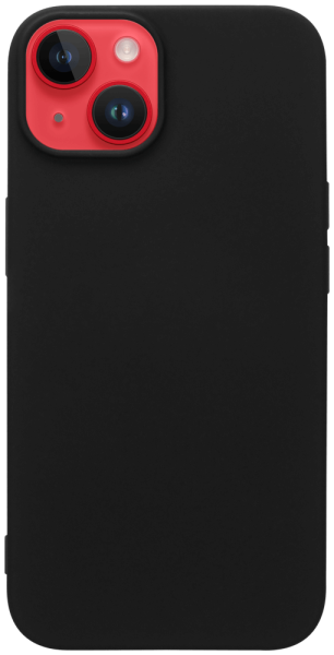 Apple iPhone 14 szilikon tok matt fekete