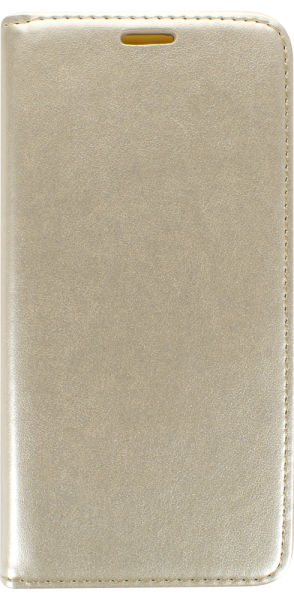 Samsung Galaxy A10 (SM-A105F) oldalra nyíló flipes bőrtok asztali tartó funkciós arany