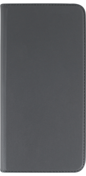 Samsung Galaxy A80 (SM-A805) oldalra nyíló flipes bőrtok elől-hátul mágneses szürke