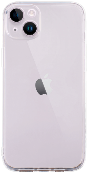 Apple iPhone 14 Plus szilikon tok közepesen ütésálló kameravédővel átlátszó