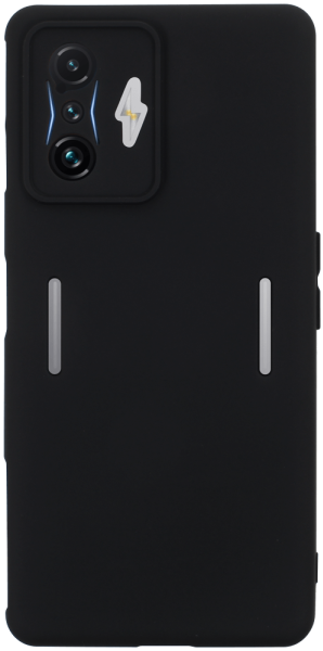 Xiaomi Poco F4 GT szilikon tok kameravédővel matt fekete