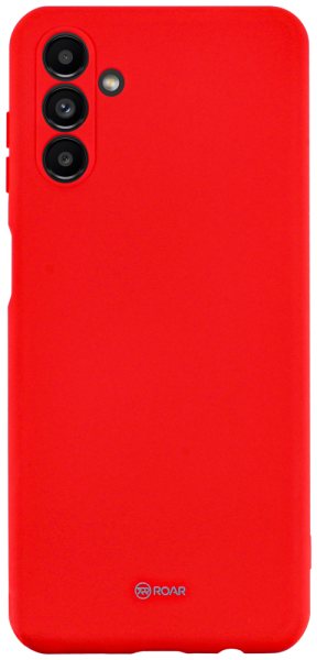Samsung Galaxy A04s (SM-A047F) szilikon tok gyári ROAR kameravédővel piros