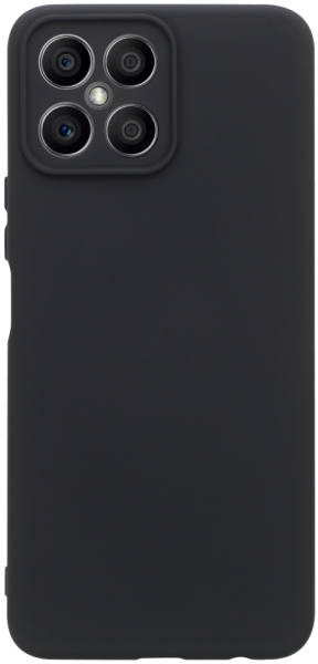 Huawei Honor X8 (4G) szilikon tok kameravédővel matt fekete