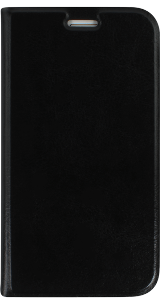 Samsung Galaxy J1 2016 (J120) oldalra nyíló flipes bőrtok fekete