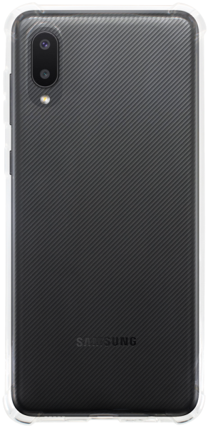 Samsung Galaxy A02 (SM-A022F) szilikon tok légpárnás sarok átlátszó