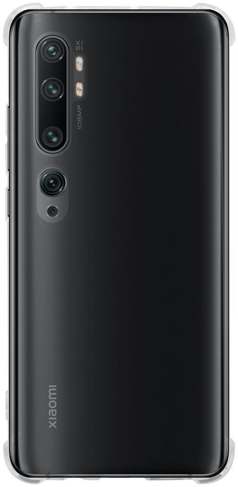 Xiaomi Mi Note 10 szilikon tok közepesen ütésálló légpárnás sarok átlátszó