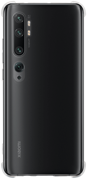 Xiaomi Mi Note 10 szilikon tok közepesen ütésálló légpárnás sarok átlátszó