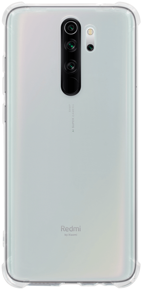 Xiaomi Redmi Note 8 Pro szilikon tok közepesen ütésálló légpárnás sarok átlátszó