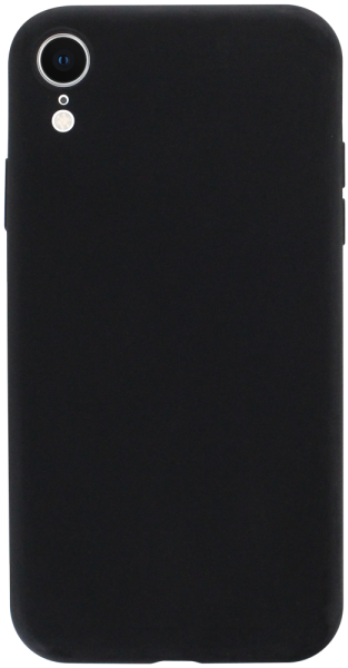 Apple iPhone XR szilikon tok kameravédővel matt fekete