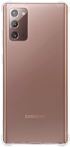 Samsung Galaxy Note 20 (SM-N980F) szilikon tok közepesen ütésálló légpárnás sarok átlátszó
