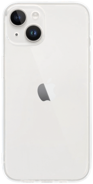 Apple iPhone 14 szilikon tok közepesen ütésálló kameravédővel átlátszó