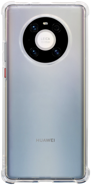 Huawei Mate 40 Pro szilikon tok közepesen ütésálló légpárnás sarok kameravédővel átlátszó