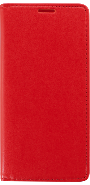 Samsung Galaxy A42 5G (SM-A426B) oldalra nyíló flipes bőrtok asztali tartó funkciós piros