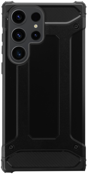 Samsung Galaxy S23 Ultra (SM-S918B) ütésálló tok légpárnás sarkas, hibrid Forcell Armor fekete