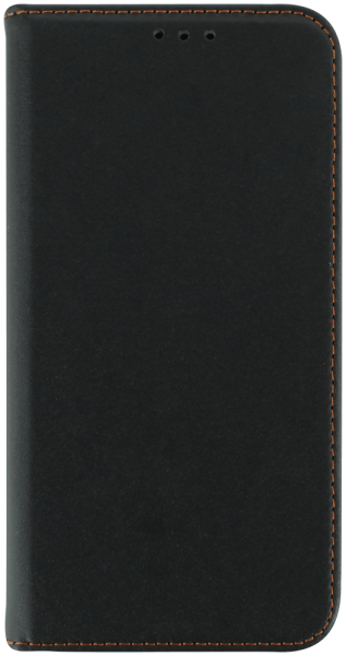 Apple iPhone 14 Pro oldalra nyíló flipes bőrtok valódi bőr fekete