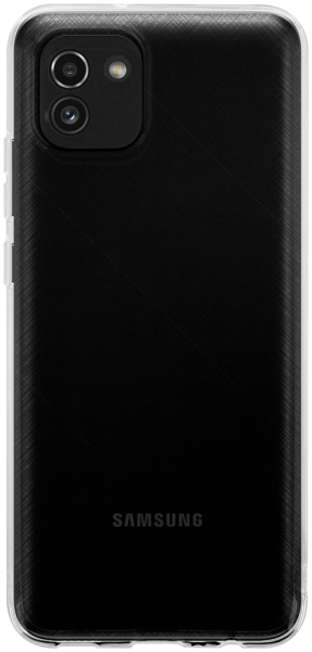 Samsung Galaxy A03 (SM-A035G) szilikon tok gyári ROAR kameravédővel átlátszó