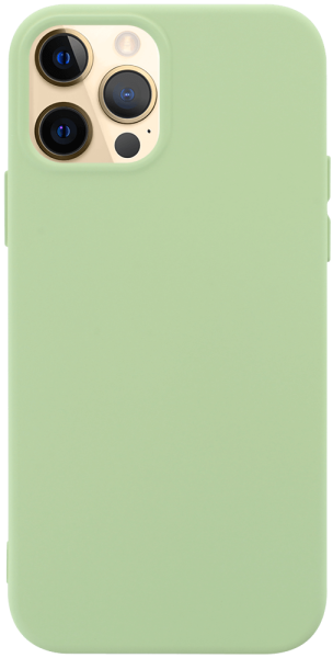 Apple iPhone 12 Pro szilikon tok matt világoszöld