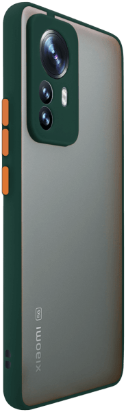 Xiaomi 12 Pro kemény hátlap Vennus Button Bumper sötétzöld