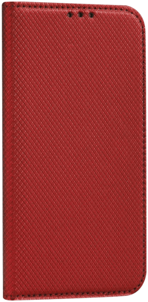 Xiaomi Poco X4 Pro 5G oldalra nyíló flipes bőrtok rombusz mintás piros