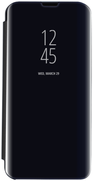 Samsung Galaxy A13 5G (SM-A136) oldalra nyíló flipes bőrtok Smart Clear View fekete