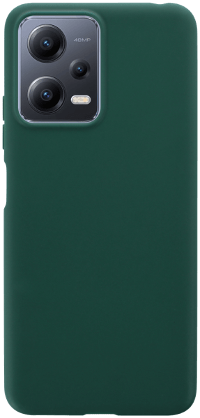 Xiaomi Poco X5 szilikon tok matt sötétzöld
