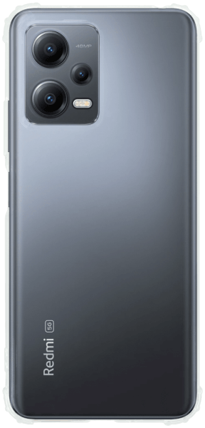 Xiaomi Poco X5 szilikon tok közepesen ütésálló légpárnás sarok kameravédővel átlátszó