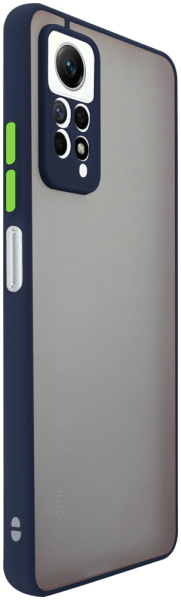 Xiaomi Redmi Note 12 Pro 4G kemény hátlap Vennus Button Bumper sötétkék