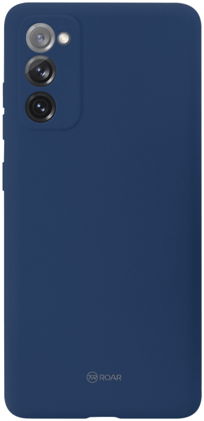 Samsung Galaxy S20 FE 5G szilikon tok gyári ROAR kameravédővel sötétkék