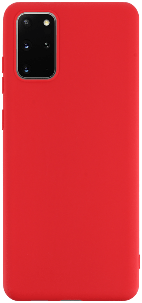 Samsung Galaxy S20 Plus 5G (SM-G986F) szilikon tok matt piros