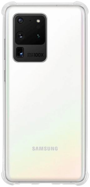 Samsung Galaxy S20 Ultra 5G (SM-G988B) szilikon tok légpárnás sarok átlátszó
