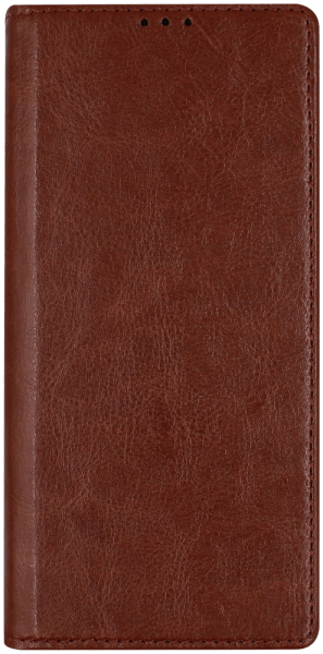 Samsung Galaxy S20 Ultra 5G (SM-G988B) oldalra nyíló flipes bőrtok valódi bőr barna