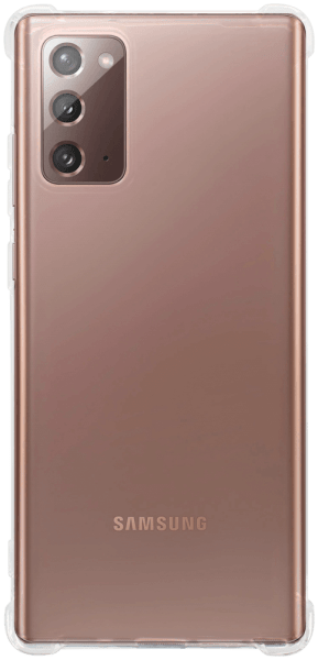 Samsung Galaxy Note 20 5G (SM-N981B) szilikon tok közepesen ütésálló légpárnás sarok átlátszó
