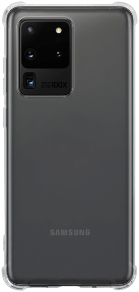 Samsung Galaxy S20 Ultra 5G (SM-G988B) szilikon tok közepesen ütésálló légpárnás sarok átlátszó