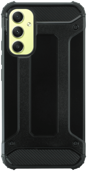 Samsung Galaxy A34 (SM-A346B) ütésálló tok légpárnás sarkas, hibrid Forcell Armor fekete