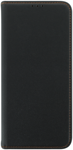 Xiaomi Redmi 10C oldalra nyíló flipes bőrtok valódi bőr fekete