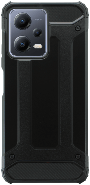 Xiaomi Redmi Note 12 5G ütésálló tok légpárnás sarkas, hibrid Forcell Armor fekete