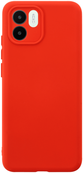 Xiaomi Redmi A1 szilikon tok kameravédővel matt piros