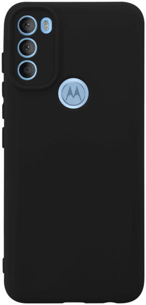 Motorola Moto G71 szilikon tok kameravédővel matt fekete