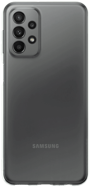 Samsung Galaxy A23 5G (SM-A236B) szilikon tok közepesen ütésálló kameravédővel átlátszó