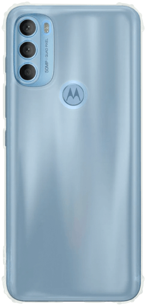 Motorola Moto G71 szilikon tok közepesen ütésálló légpárnás sarok kameravédővel átlátszó