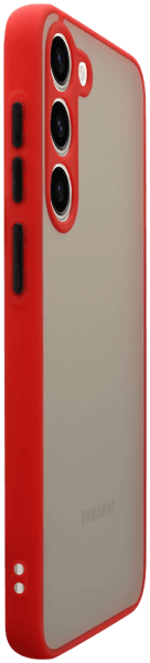 Samsung Galaxy S23 Plus (SM-S916B) kemény hátlap Vennus Button Bumper piros