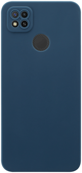 Xiaomi Redmi 9C NFC szilikon tok kameravédővel matt sötétkék