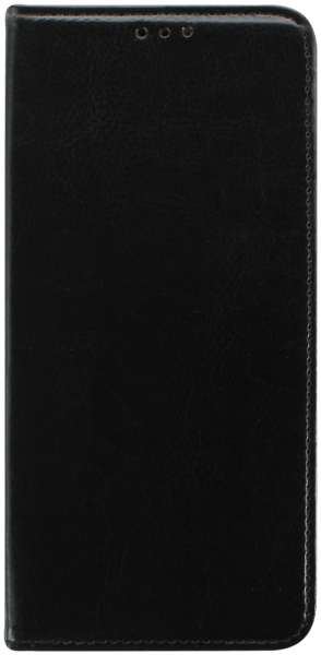 Xiaomi Redmi 9T oldalra nyíló flipes bőrtok valódi bőr fekete