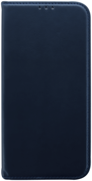 Apple iPhone 15 Plus oldalra nyíló flipes bőrtok asztali tartó funkciós sötétkék