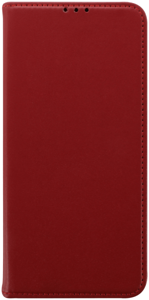 Samsung Galaxy A23 (SM-A235F) oldalra nyíló flipes bőrtok valódi bőr kameravédővel piros