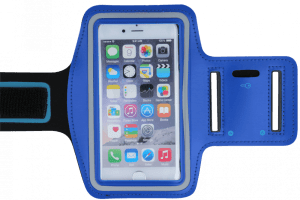 Samsung Galaxy S6 Edge Plus (G928) sport tok univerzális, karra rögzíthető kék