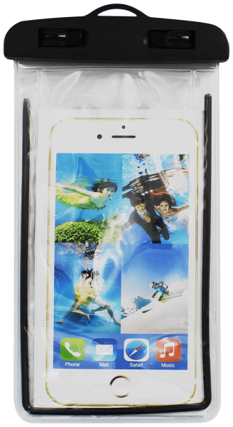 Samsung Galaxy S6 Edge (G925) vízálló tok univerzális fekete