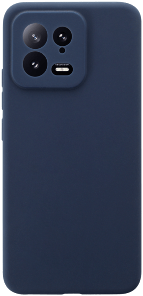 Xiaomi 13 szilikon tok kameravédővel matt sötétkék