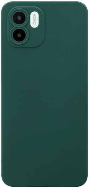 Xiaomi Redmi A2 szilikon tok kameravédővel matt sötétzöld