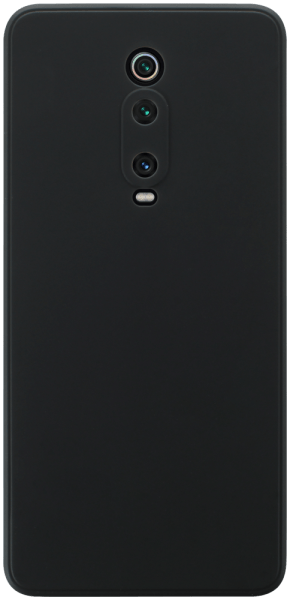 Xiaomi Mi 9T Pro szilikon tok kameravédővel matt fekete